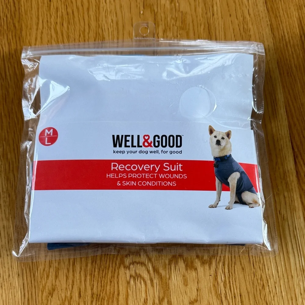 New Well & Good Medical/Surgical Recovery Suit for Dogs Cone Alternative!